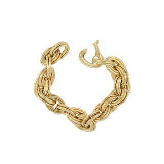 Antonio Papini 18K Gold Fancy Link Bracelet