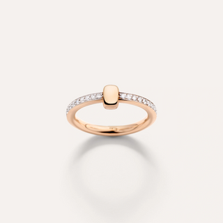 Pomellato 18K Rose Gold Diamond Together Ring