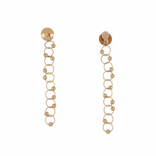 Aletto Brothers 18K Rose Gold Diamond Multi Loop Drop Earrings