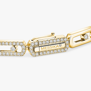 Messika 18K Gold Diamond Imperial Move Link Bracelet