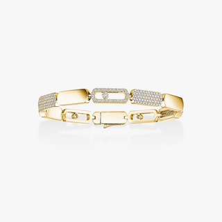 Messika 18K Gold Diamond Imperial Move Link Bracelet