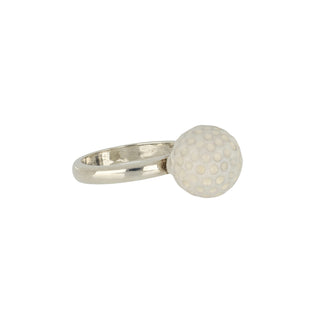 Deakin & Francis Sterling Silver Golf Ball Ring