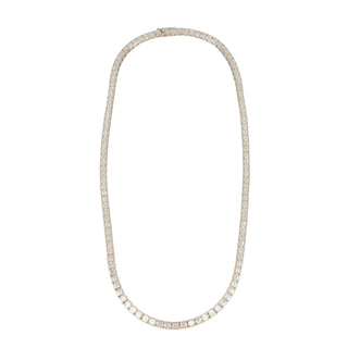 Tenenbaum Collection 18K White Gold Diamonds Line Necklace