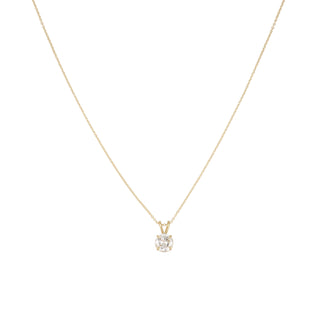 Estate 18K Gold Diamond Pendant Necklace