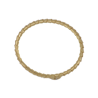 Antonio Papini 18K Snake Wrap Cuff Bracelet with Diamonds