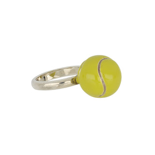 Deakin & Francis Sterling Silver Tennis Ball Ring