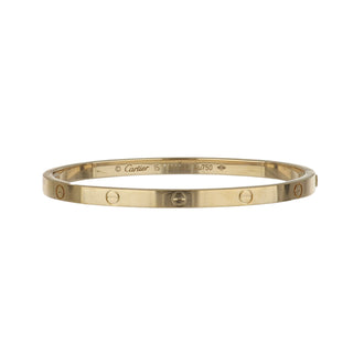 Estate Cartier 18K Gold Small Love Bracelet