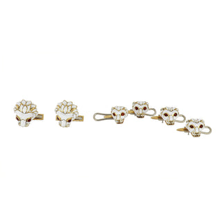 David Webb 18K Gold Rubies Dress Set