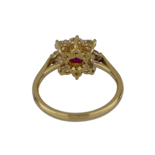 Tenenbaum Workshop Ruby & Diamond Cluster Ring