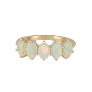 Tenenbaum 14K Gold Opal Five-Stone Ring