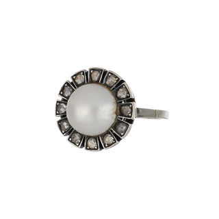 White 14K Gold with Pearl