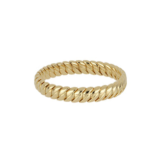 Antonio Papini 18K Gold Snake Link Stretch Bracelet