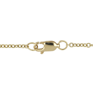 18K Gold Diamond Station Necklace