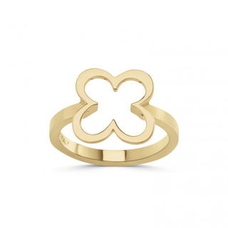 L. Klein 18K Gold Fiore Open Flower Ring