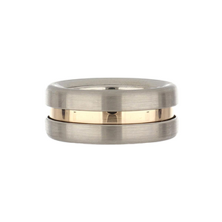 Jorg Heinz Two-Tone 18K Gold Round Brilliant-Cut Diamond Eternity Band