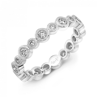 14K White Gold Diamond Eternity Band