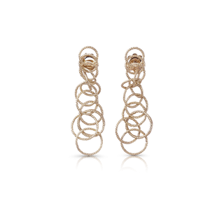 Buccellati Hawaii Pink Gold Small Pendant Earrings