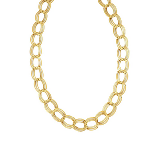 Vintage Van Cleef & Arpels 18K Gold Curb Link Long Chain