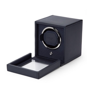 WOLF Single Watch Winder in Navy