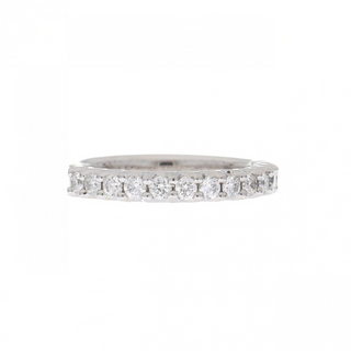 Estate Platinum Diamond Half Band