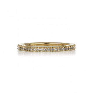 18K Gold Round Brilliant-Cut Diamonds Eternity Band