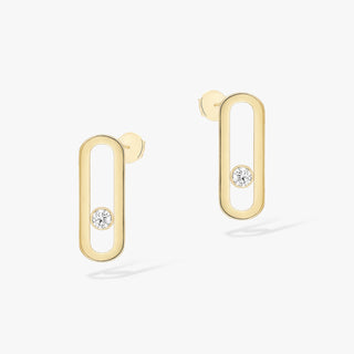 Messika 18K Gold Move Uno Diamond Earrings