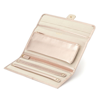 WOLF Palermo Jewelry Roll in Rose Gold