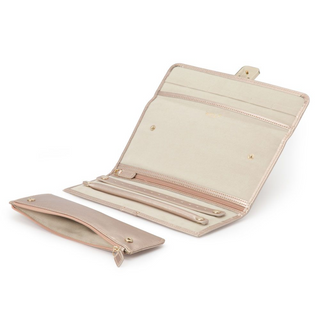 WOLF Palermo Jewelry Roll in Rose Gold