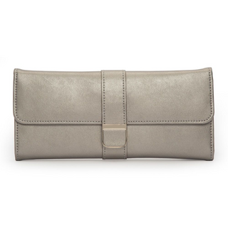 WOLF Palermo Jewelry Roll in Pewter