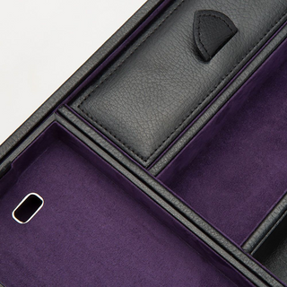 WOLF Blake Valet Tray in Black & Purple