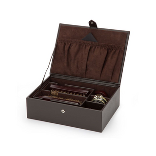 WOLF Blake Shoe Shine Kit in Brown
