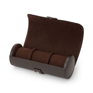 WOLF Blake Watch Roll in Brown