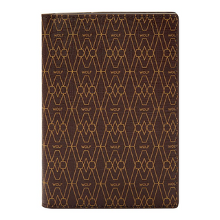 WOLF Signature Passport Cover in Brown