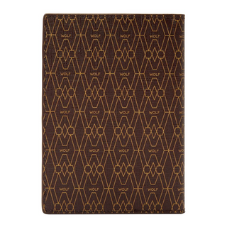 WOLF Signature Passport Cover in Brown