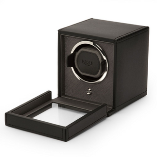 WOLF Cub Single Watch Winder in Black