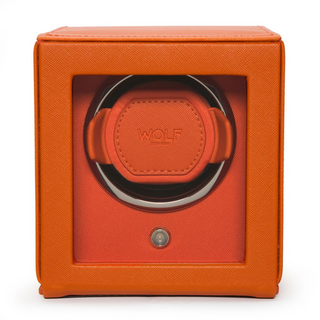 WOLF Cub Single Watch Winder in Orange