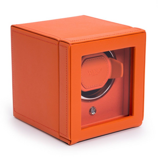 WOLF Cub Single Watch Winder in Orange