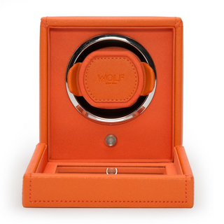 WOLF Cub Single Watch Winder in Orange