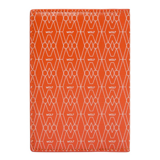 WOLF Signature Passport Sleeve in Orange