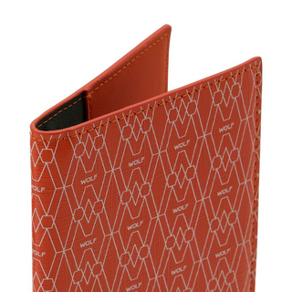 WOLF Signature Passport Sleeve in Orange