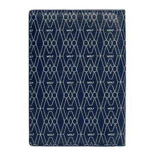 WOLF Signature Passport Sleeve in Blue