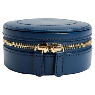 WOLF Sophia Round Zip Case in Indigo