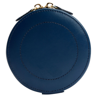 WOLF Sophia Round Zip Case in Indigo