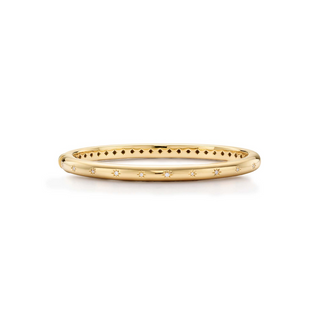 Temple St Clair 18K Gold Diamond Cosmos Bangle Bracelet