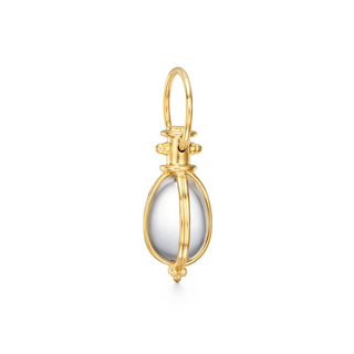 Temple St Clair 18K Gold Rock Crystal Amulet Pendant