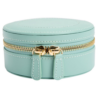 WOLF Sophia Round Zip Case in Jade
