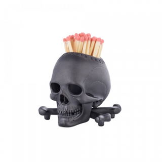 Deakin & Francis Skull & Crossbones Candle / Match Holder