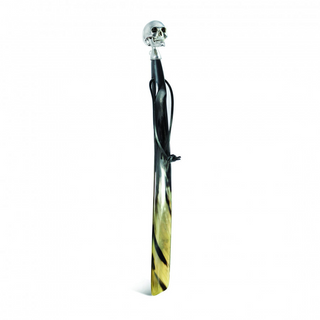 Deakin & Francis Silver Skull Head Shoehorn