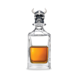 Deakin & Francis Viking Skull Head Crystal Decanter