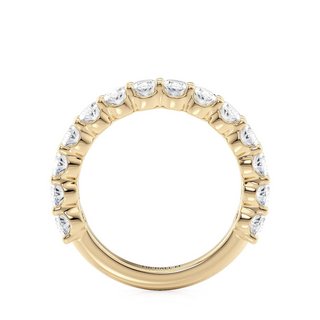 Michael M 18K Gold Oval Cut Diamond 3/4 Band